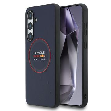 Samsung Galaxy S25 FE Oracle Red Bull Racing Roter Ring MagSafe Flüssig-Silikonhülle - Marine