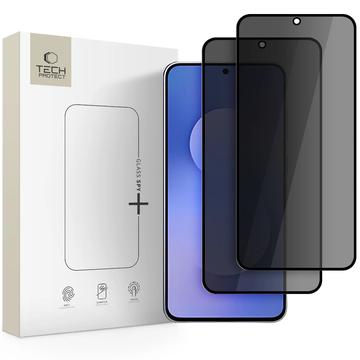 Samsung Galaxy S25 FE Tech-Protect Glas Spy+ Privacy Panzerglas - 2 Stk. - Schwarz