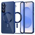 Samsung Galaxy S25 FE Tech-Protect MagFlex Hülle - MagSafe-kompatibel - Durchsichtig / Navy Blau