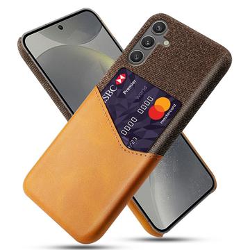 Samsung Galaxy S25 KSQ Hülle mit Kartenhalter - Orange