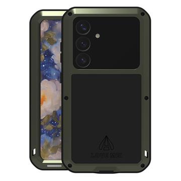 Samsung Galaxy S25 Love Mei Powerful Hybrid Hülle - Grün