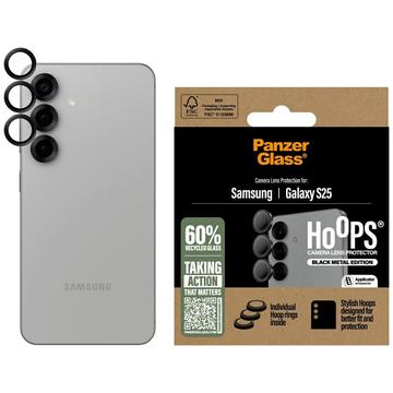 Samsung Galaxy S25 PanzerGlass Hoops Kamera Objektivschutz - Schwarz