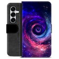 Samsung Galaxy S25+ Premium Schutzhülle mit Geldbörse - Galaxie