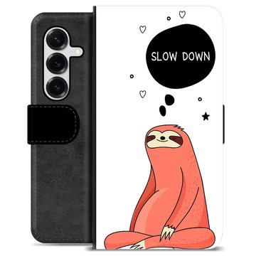 Samsung Galaxy S25+ Premium Schutzhülle mit Geldbörse - Slow Down