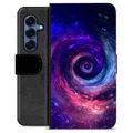 Samsung Galaxy S25 Premium Schutzhülle mit Geldbörse - Galaxie