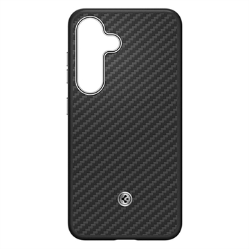Samsung Galaxy S25 Spigen Enzo Aramid Hülle GP-FPS931PGABW - Schwarz / Silber