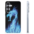 Samsung Galaxy S25 TPU Hülle - Blauer Feuerdrache