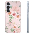 Samsung Galaxy S25 TPU Hülle - Aquarell Blumen