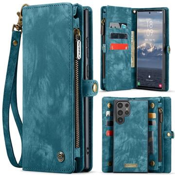 Samsung Galaxy S25 Ultra Caseme 008 2-in-1 Multifunktions Wallet Hülle - Blau