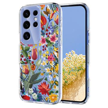 Samsung Galaxy S25 Ultra TPU-Hülle mit Blumenmuster - Lilien
