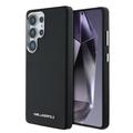Samsung Galaxy S25 Ultra Karl Lagerfeld Saffiano Metal Logo Case - Schwarz