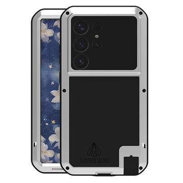 Samsung Galaxy S25 Ultra Love Mei Powerful Hybrid Hülle - Silber