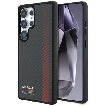 Samsung Galaxy S25 Ultra Oracle Red Bull Carbon Powerbar Hülle - MagSafe kompatibel - schwarz