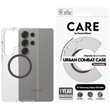 Samsung Galaxy S25 Ultra PanzerGlass Care Urban Combat Hülle - MagSafe kompatibel - Pflaume