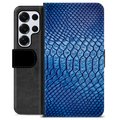 Samsung Galaxy S25 Ultra Premium Schutzhülle mit Geldbörse - Leder