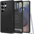 Samsung Galaxy S25 Ultra Spigen Core Armor Mag MagSafe TPU Hülle - Schwarz