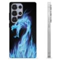Samsung Galaxy S25 Ultra TPU Hülle - Blauer Feuerdrache