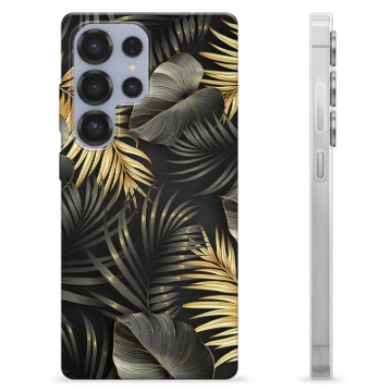 Samsung Galaxy S25 Ultra TPU Hülle - Goldene Blätter