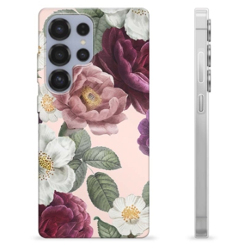Samsung Galaxy S25 Ultra TPU Hülle - Romantische Blumen