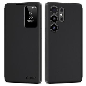 Samsung Galaxy S25 Ultra Tech-Protect Smart Flip Hülle - schwarz