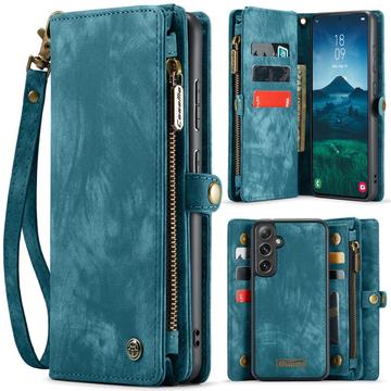 Samsung Galaxy S25+ Caseme 008 2-in-1 Multifunktions Wallet Hülle - Blau
