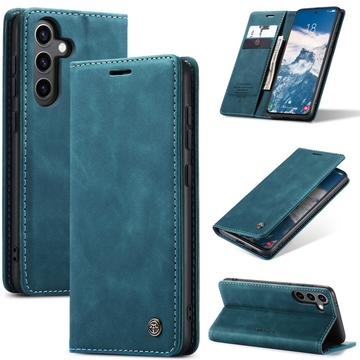 Samsung Galaxy S25+ Caseme 013 Serie Schutzhülle mit Geldbörse - Blau