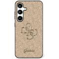 Samsung Galaxy S25+ Guess Fixed Glitter 4G Metal Logo Hülle