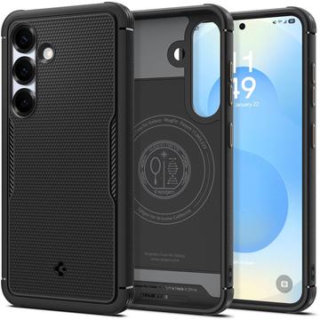 Samsung Galaxy S25+ Spigen Core Armor Mag MagSafe TPU Hülle - Schwarz