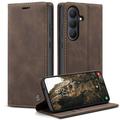Samsung Galaxy S26 Caseme 013 Serie Schutzhülle mit Geldbörse - Kaffee