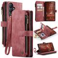 Samsung Galaxy S26 Caseme C30 Multifunktions Wallet Hülle - Rot
