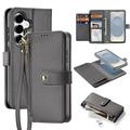 Samsung Galaxy S26 Dux Ducis Lawa Brieftaschen-Lederhülle mit Magnetabdeckung - Grau