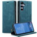 Samsung Galaxy S26 FE Caseme 013 Serie Schutzhülle mit Geldbörse - Blau