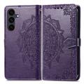 Samsung Galaxy S26 FE Mandala Wallet-Hülle mit Handschlaufe - Lila