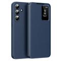 Samsung Galaxy S26 FE Smart Clear View Flip Hülle mit Kartenschlitz - Saphir