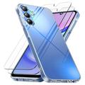 Samsung Galaxy S26 FE TPU Hülle mit 2x Panzerglas - Durchsichtig