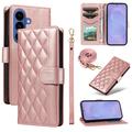 Samsung Galaxy S26/S26 Pro Luxus Gesteppte Wallet Hülle - Roségold