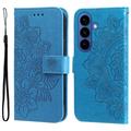 Samsung Galaxy S26/S26 Pro Mandala Serie Wallet Hülle - Blau