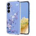 Samsung Galaxy S26 Pro TPU-Hülle mit Blumenmuster - lila