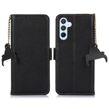 Samsung Galaxy S26/S26 Pro Wallet Leder Hülle mit RFID - Schwarz