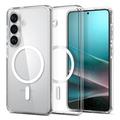 Samsung Galaxy S26 Spigen Ultra Hybrid Mag Hülle - Weiß / Durchsichtig