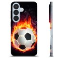 Samsung Galaxy S26 TPU Hülle - Fußball Flamme