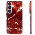 Samsung Galaxy S26 TPU Hülle - Roter Marmor