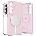 Samsung Galaxy S26 Tech-Protect Flüssigkeit Silikonhülle - MagSafe-kompatibel - Rosa Perle