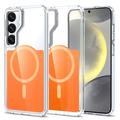 Samsung Galaxy S26 Zweifarbige Hybrid-hülle - MagSafe-kompatibel - Orange