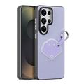Samsung Galaxy S26 Ultra Dux Ducis Luvy Hülle mit Finger Ring/Handschlaufe - Lila / Muschel