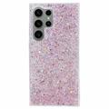 Samsung Galaxy S26 Ultra Glitter Flakes TPU Hülle - Rosa