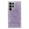 Samsung Galaxy S26 Ultra Glitter Flakes TPU Hülle - Purpur