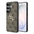 Samsung Galaxy S26 Ultra Guess 4G Big Metal Logo Hybrid Hülle - Braun