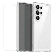 Samsung Galaxy S26 Ultra Mobeen Clear Cover und 9H-Hartglas-Set GP-FPS948AEGTW - Durchsichtig