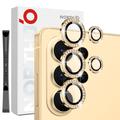 Samsung Galaxy S26 Ultra Northjo Strass-Kamera-Objektiv-Schutz-Set - Gold